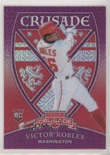 2018 Panini Chronicles Crusade Purple Mojo Prizm 58/99 Victor Robles #16 0ad