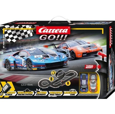 Carrera GO!!! GT Race Off  Autorennbahn mit 5,3 m Länge (62550)