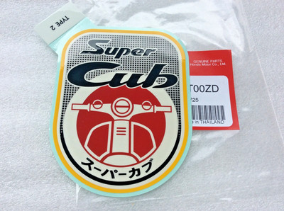 Fit Honda Super Cub C50 C70 C90 C100 Decal Sticker Leg Shield Oem Genuine. T00ZD