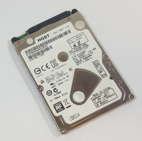500GB HGST HTS545050A7E680 SATA 2,5" Notebook Festplatte 5400RPM HDD
