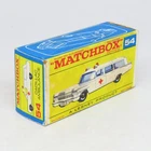 Matchbox - 54 S&S Cadillac Ambulance - Original Empty F Box Only - Lesney