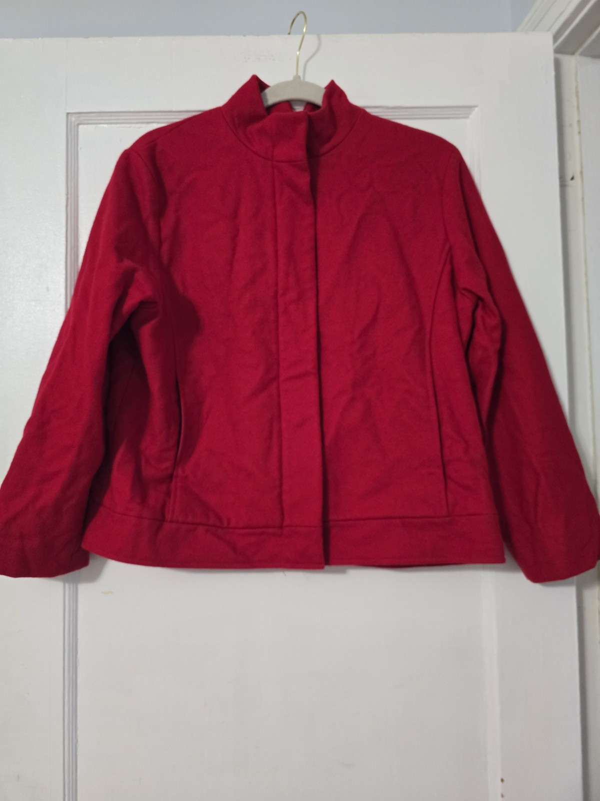 Pendleton Jacket Womens Petite Medium Red Virgin … - image 1