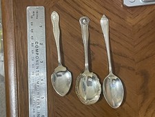 Levi & Salaman Birmingham Francis Howard Sheffield Sterling Silver Spoons  34g