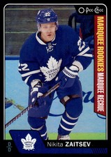 2016-17 O-Pee-Chee Update Black Rainbow Foil Nikita Zaitsev RC 071/100 Toronto