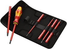 WERA 05003470001 KRAFTFORM KOMPAKT VDE 60 I/7 INSULATED SCREWDRIVER BIT SET