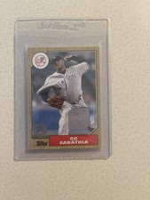 2022 Topps Series 1 - 1987 Topps Baseball Relics C.C. Sabathia #87R-CS (MEM)