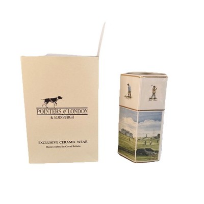 Pointers of London & Edinburgh St. Andrew Golfing Vase-Wine Cooler Ceramic Ware