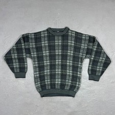 Vintage 80s-90s Acrylic Knit Crewneck Sweater Fits Men's M-L