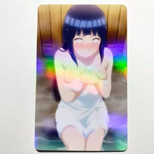 Naruto Hinata Hyuga Sexy Doujin Waifu Girl Anime Art Goddess Card