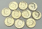 1964-P - LOT OF 10 - KENNEDY HALF DOLLARS - 90% Silver - 4 OZ OF SILVER