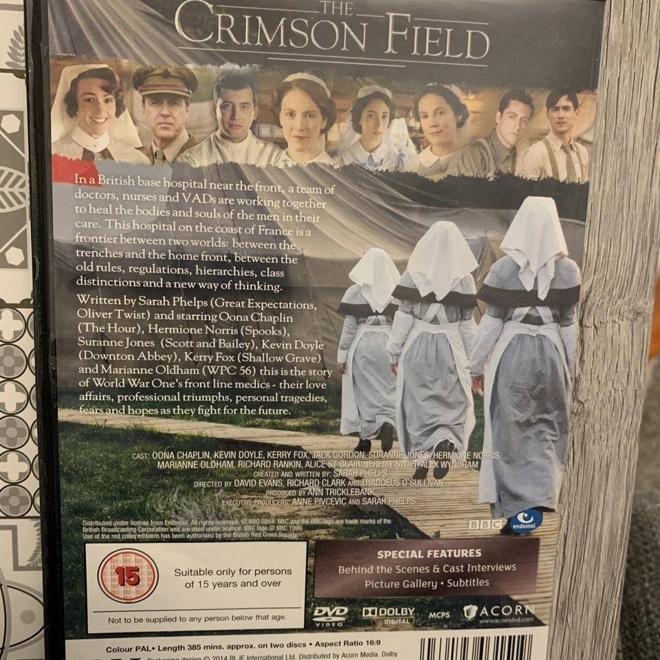 The Crimson Field DVD 2014 BBC, Hermione Norris, Suranne Jones, Oona Chaplin. - Image 2 of 4