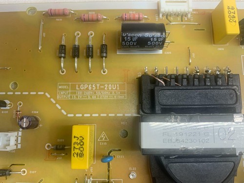 LG Puissance Alimentation Board LGP65T-20U1 Original LG PSU EAX69083101 (1.7 - Photo 6/6