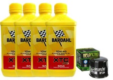 Tagliando Triumph Speed Triple 1050 2005 bardahl xtc 10w40 filtro Hiflo HF204