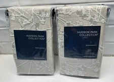 Lot of 2 NEW Hudson Park Meadow Silhouette Standard Pillow Shams FREE Shipping