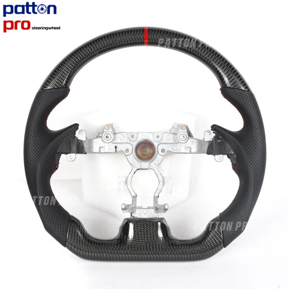 Volante deportivo de fibra de carbono para Infiniti G25 G37 Q40 Q60 QX50 EX35 EX37 Foto 3 de 4