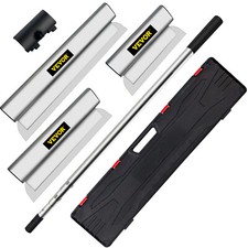 VEVOR Drywall Composite Skimming Blade Set Knife Combo 10/16/24in 35-78" Handle