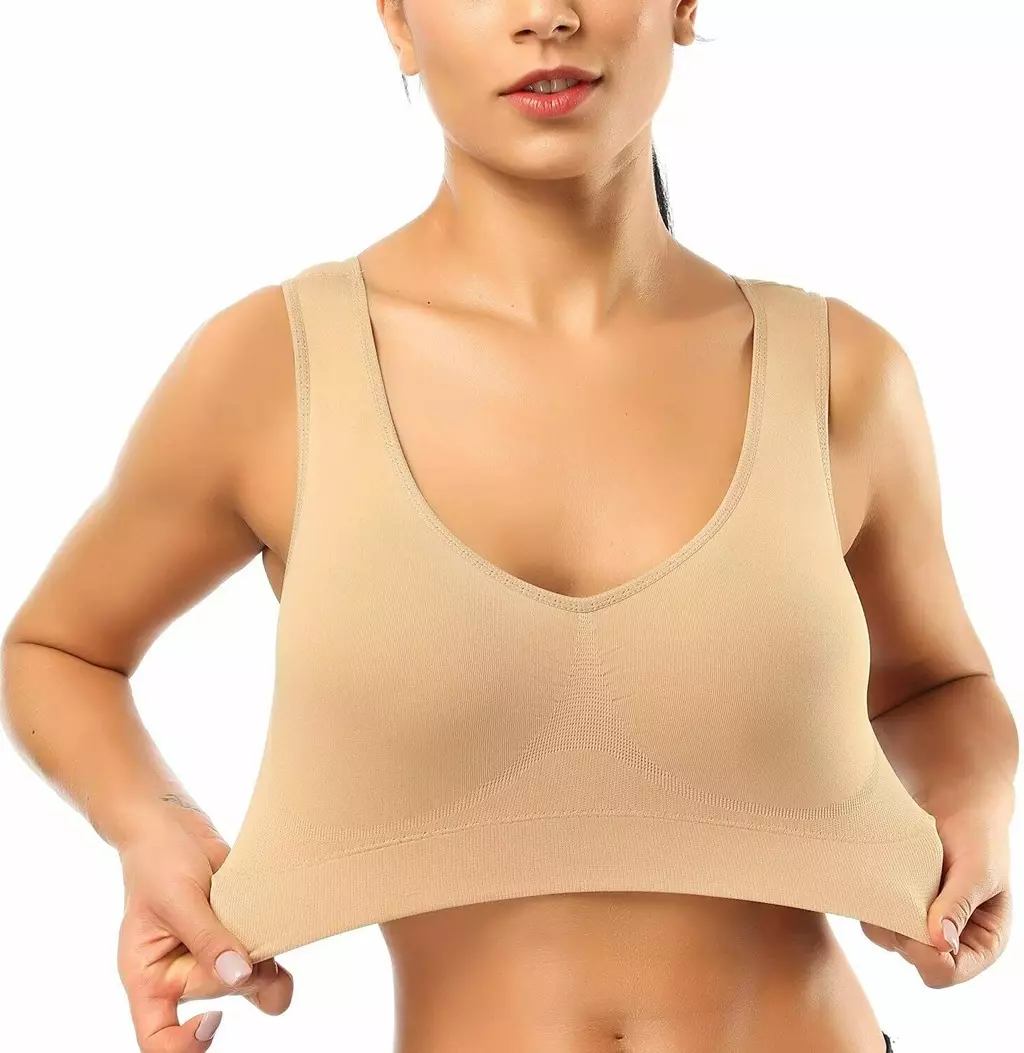 Lingerie Sports Bras for Women Seamless Comfortable Yoga Bra with Removable  Pads