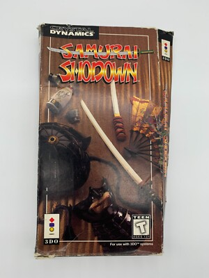 SAMURAI SHODOWN 3DO with Long Box, No Manual