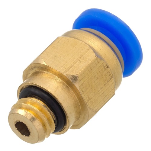 5pcs Brass 4mm Tube - M6 BSP Male Thread Pneumatic Fitting PC 04-M6 Connector - Picture 3 of 5