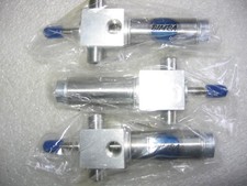 Lot of 3 Bimba Air Cylinder Double Acting 1/2" Stroke 3/4" Bore Trunnion Mount
