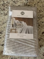 Hotel Collection Lateral King Quilted Pillowsham. Brand New.