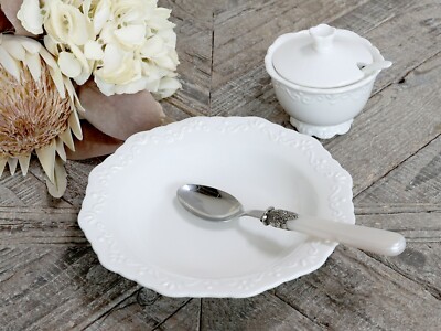 Chic Antique *Provence*Suppen-Teller Ø 21cm Porzellan Shabby  Landhaus 63137-01