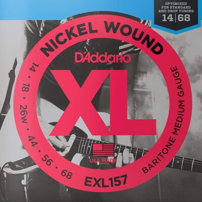 D'Addario EXL157 XL E-Gitarrensaiten - Bariton - 14-68