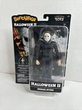 BendyFigs Halloween II Michael Myers 7" Action Figure The Noble Collection 