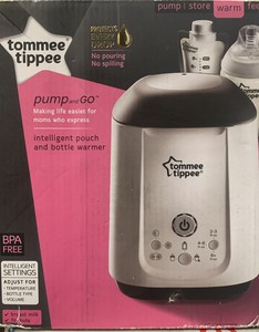 tommee tippee pump and go intelligent bottle warmer