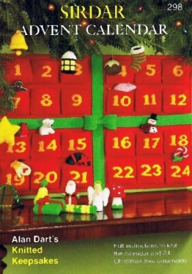 Weihnachten Adventskalender & Deko Alan Dart Sirdar Strickmusterbuch 