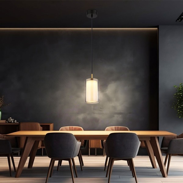 Pendelleuchte HäNgelampe Led Deckenlampe Esszimmerlampe Glas Biglight-image