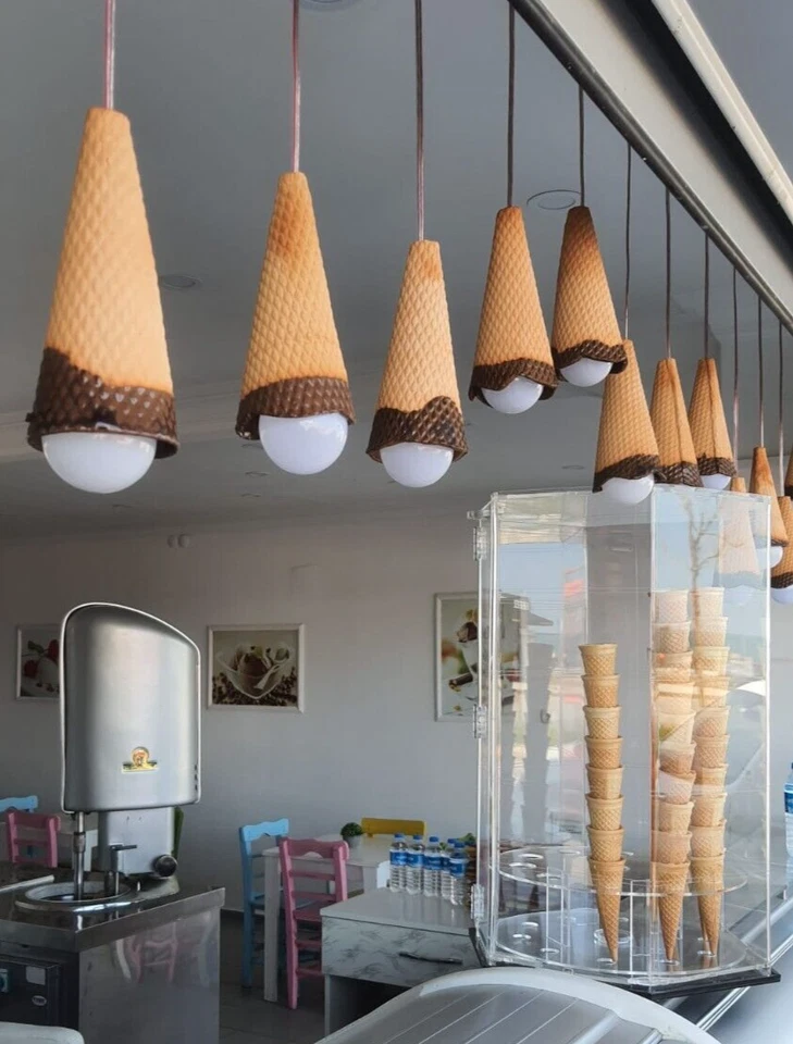BUY 12 PAY 10 Handmade ceramic ice cream  lamp fixture - Image 2 of 4
