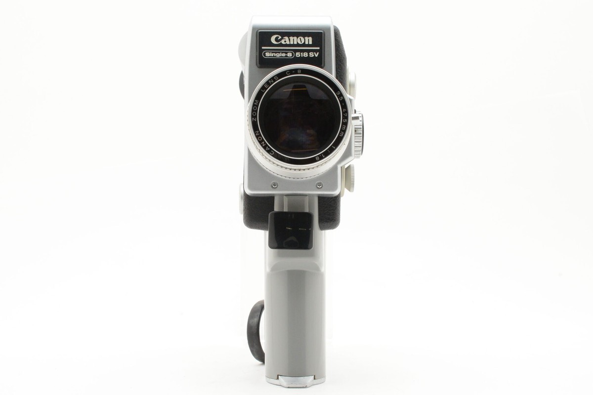 NEAR MINT w/Box] Canon Single 8 518 SV 8mm Movie Film Camera From