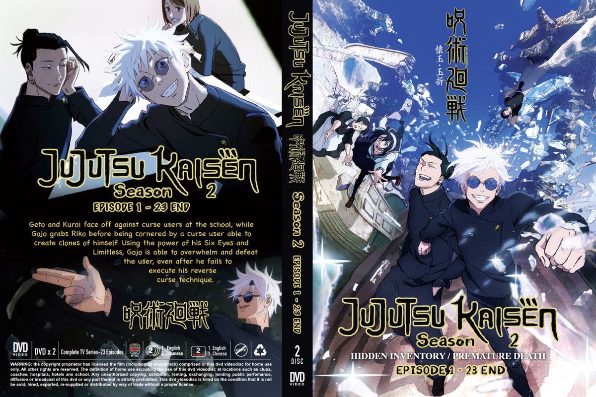 ENGLISH DUBBED Jujutsu Kaisen SEASON 2 (VOL.1 - 23End) DVD All