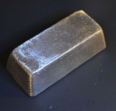 58 Ounces, 3.6 lbs PEWTER ingot BAR (Apx 92% Tin 8% alloy) Bullet