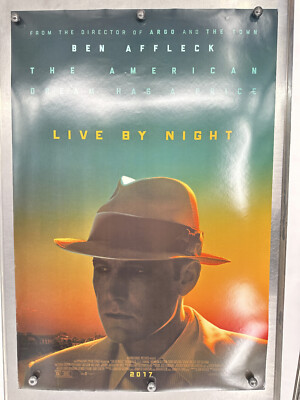 Live By Night Movie Poster A D/S 27x40 Ben Affleck Elle Fanning Brendan Gleeson