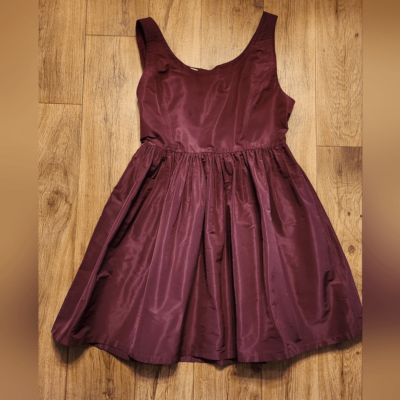 strapless open back dress Lucile Mini Sweater Skater Dress