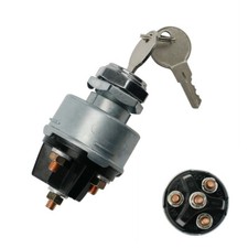 Universal 12V Auto Car Boat Ignition Starter Switch 4 Position w/ 2 Keys On Off