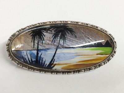 Tlm Sterling England ANTIQUE TLM STERLING SILVER BUTTERFLY WING