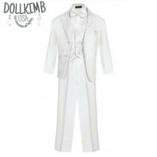 Traje formal para ni o. bebe. mayoreo. Boys Kids Formal WHITE Suit, wholesale