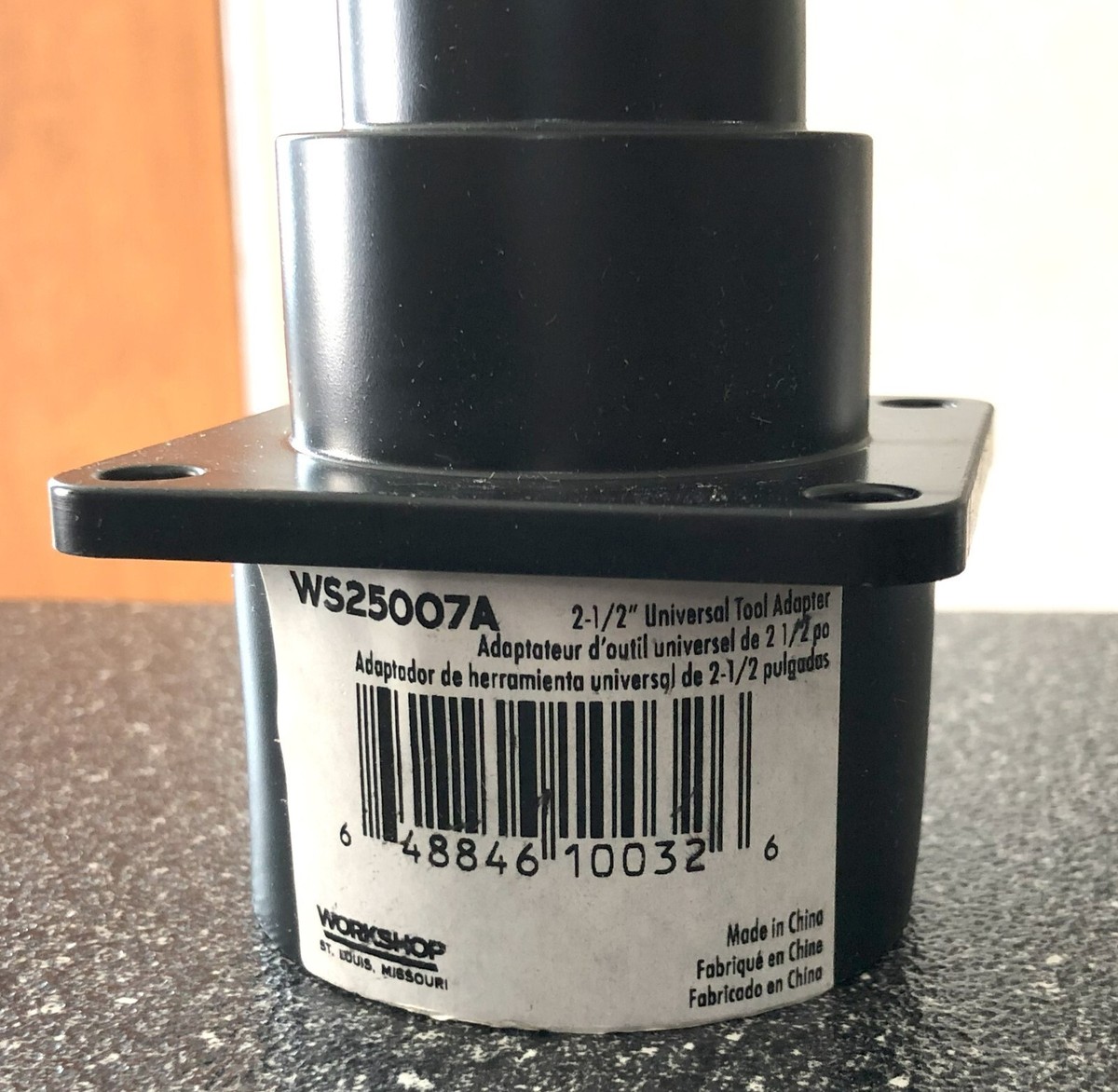 Workshop 2.5 Inch Universal Wet/Dry Vacuum Tool Adapter, WS25007A