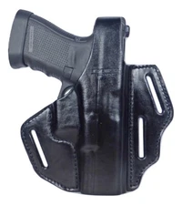 Tactical Scorpion: Fits Glock 19 23 32 CZ P10 3 Slot Thumb Break Leather Holster
