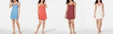 Jenni by Jennifer Moore Women's Ladder-Front Chemise Nightgown, Assorted Colors