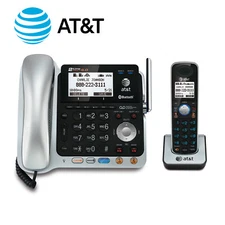 AT&T TL86109 2-Line Connect to Cell Corded Cordless Answering System Caller ID