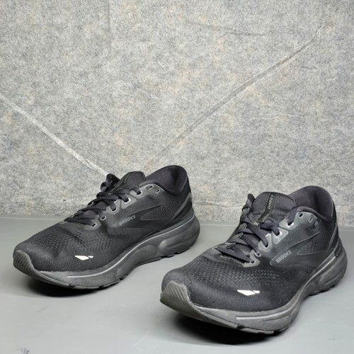 Brooks Ghost 15 scarpe da corsa uomo 11,5 D nere sneakers comode stringate - Foto 3 di 11