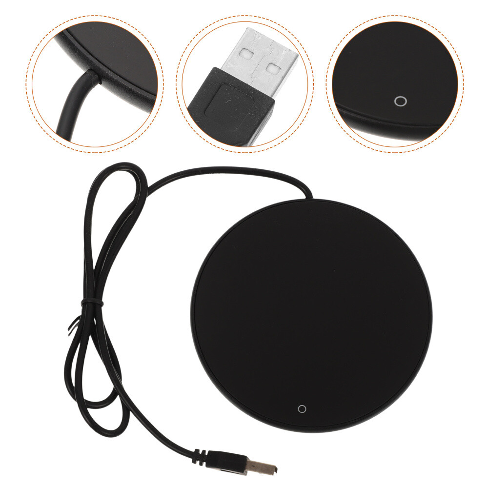 5 PCS USB Thermostat Coaster Aluminum Alloy Cup Heater Mug Warmer eBay