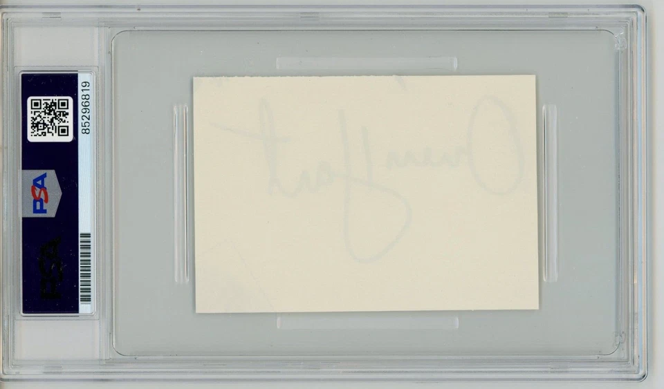 Owen Hart ~ Signed Autographed Signature Cut WWF Authentic Auto ~ PSA DNA - Image 2 of 2