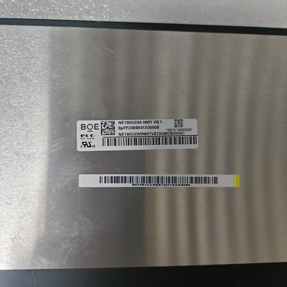 240HZ 2.5K 18.0" WQXGA LAPTOP LCD Screen BOE NE180QDM-NM1 2560X1600 MINI LED - Image 4 of 4