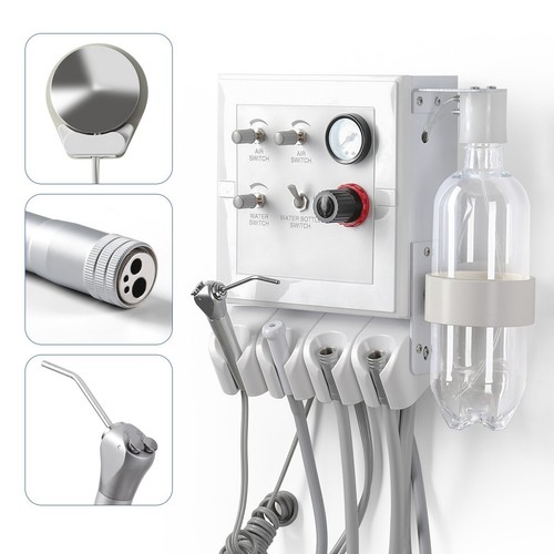 Portable Dental Turbine Unit with Weak Suction Work 4Hole with Air Compressor US - Picture 5 of 22