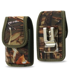 Vertical Canvas Hunter Camo Case for Consumer Cellular Doro PhoneEasy 626 .
